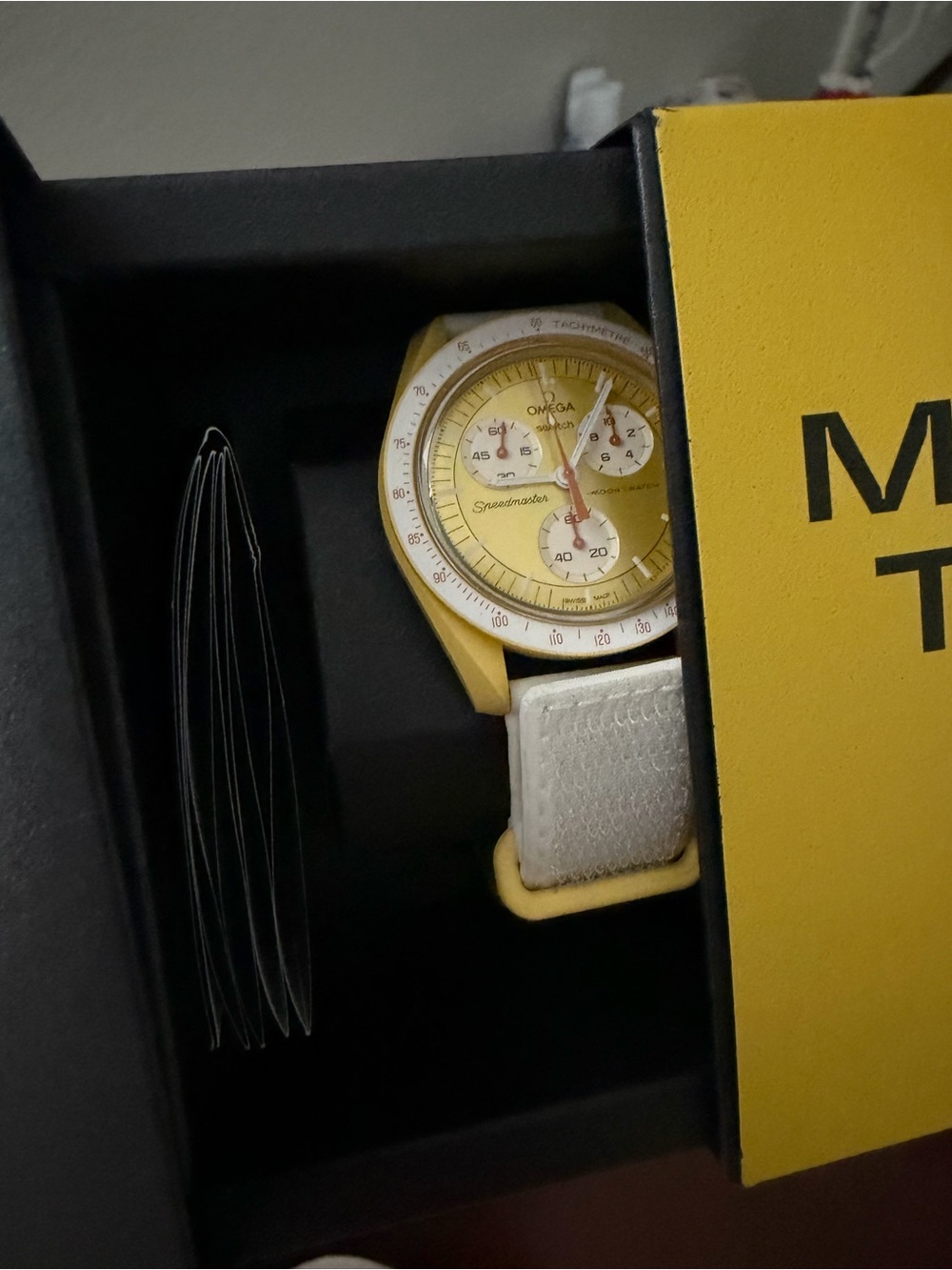 Omega Mission to the Sun Yellow Box